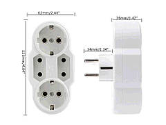 Перехідник пластик 22 Socket Plug LMR10-72 ТМ КИТАЙ
