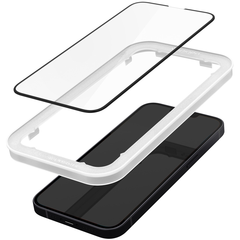 Захисне скло Spigen для iPhone 13 Pro Max/ 14 Plus - Glas.tR AlignMaster (1 шт.), Black (AGL03377)