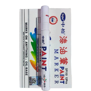 Маркер фарба SP-110 білий упаковка 12 шт