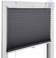 Жалюзі плісе Тканинні жалюзі Diego 5306 Темно-сірий 340, 1200
