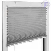 Штора плиссе Роллеты на окна плиссе Жалюзи плиссе Тканевые жалюзи Diego 526 Серый