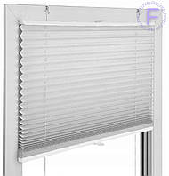 Шторы плиссе Роллеты на окна плиссе Жалюзи плиссе Тканевые жалюзи Diego 522 Светло-серый