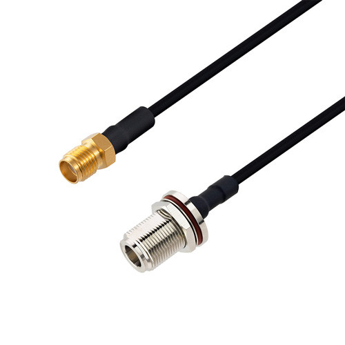 Кабельний пігтейл N-type female - SMA female перехідник, 50 см, 5,8 ГГц, RG58