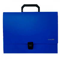 Портфель пластиковый Economix E31607-02 А4 1 отделение, синий