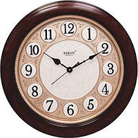 Настінний годиник Rikon 50см (Brown Rose Gold) RK50SWBRG