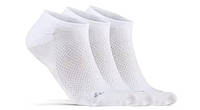 Комплект носков Craft Core Dry Footies 3 пары, размер 46-48, сезон SS 21, белые