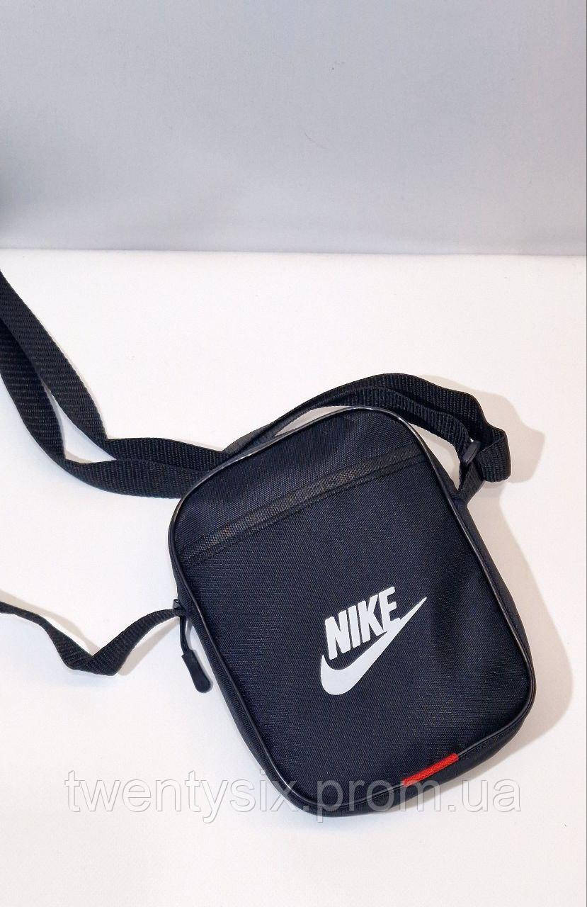 Барсетка Nike найк черная мужская Сумка Найк черная Сумка через плечо ...