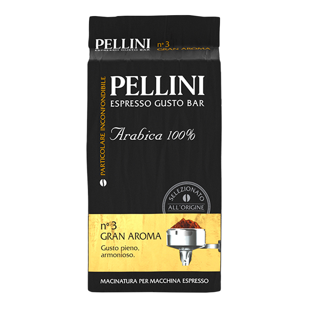 PELLINI N°3 Gran aroma Мелена кава для кавомашин 250g, фото 1