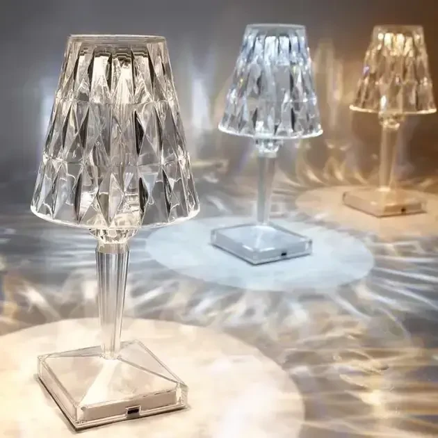 УЦЕНКА! Декоративный LED светильник ночник Diamond light Бриллиант (Плохая упаковка 2672)
