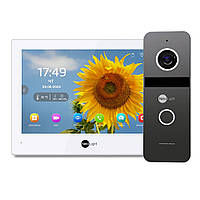 Комплект Neolight ALPHA Hybrid HD KIT Graphite: гибридный видеодомофон 8" с Wi-Fi и 2 Мп видеопанель