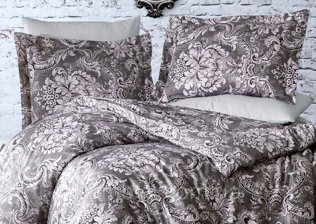 Постільна білизна Belizza "Osco Bej" сатин DeLux преміум євро-розміру бавовняна Туреччина