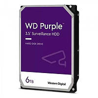 Жорсткий диск 3.5" 6 TB 256 MB Western Digital Purple (WD64PURZ)
