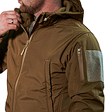 Костюм тактичний софтшел Soft Shell Military в кольорі койот, фото 5