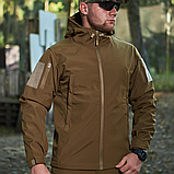 Костюм тактичний софтшел Soft Shell Military в кольорі койот, фото 10