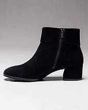 Черевики жіночі Lottini 42071 40 чорні замша, фото 4