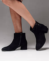 Черевики жіночі Lottini 42071 40 чорні замша, фото 5