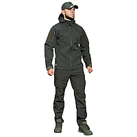 Костюм тактичний софтшел Soft Shell Military в кольорі олива
