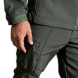 Костюм тактичний софтшел Soft Shell Military в кольорі олива, фото 7