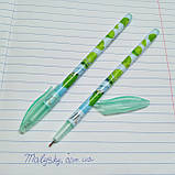 Ручка канцелярська масляна Luva Ellott ET-813 / синя паста / кулькова / ЛАЙМ / 1шт, фото 2