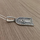 Велика срібна іконка Богородиця. Православна ладанка Покров Пресвятої Богородиці із срібла 925, фото 8