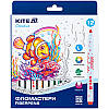 Фломастери Kite Creative Superwashable K-1152, 12 кольорів