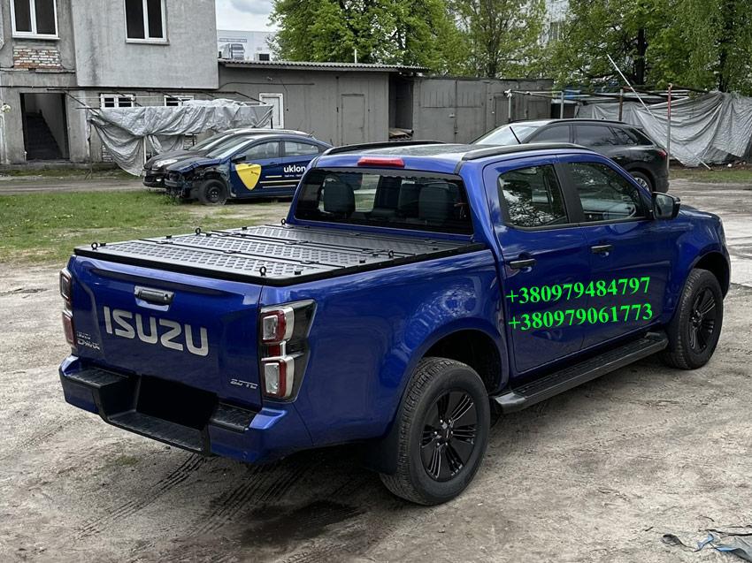 Кришка кузова Isuzu D-Max пікапа, силова трьохсекційна складна. Кришка на кузов пікапа Ісузу Д Макс Tuning BVV