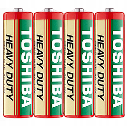 Акумулятор Toshiba R3/AAA, DUTY HEAVY, червоний