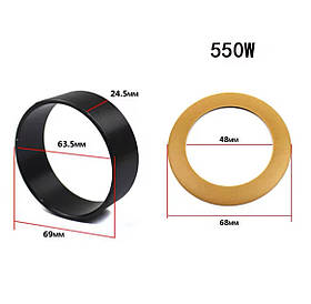 Циліндр і кільце на безмасляний компресор h-24,5 мм