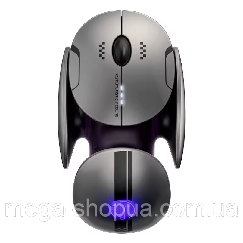 Геймерська бездротова миша з акумулятором, Bluetooth комп'ютерна мишка для ігор та роботи IC-X2