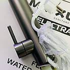 Кран водонагрівач з гнучким гусаком MIXXUS MI6642 Electra 570-EF (з датч.темп.) графітовий корпус, фото 9