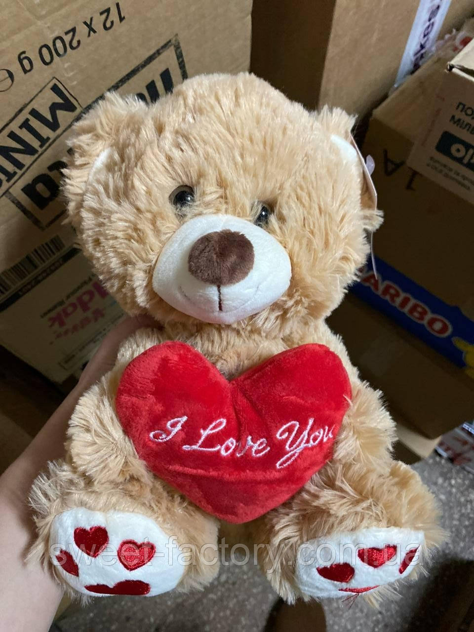 Плюшевий ведмідь Bear with Heart, фото 1