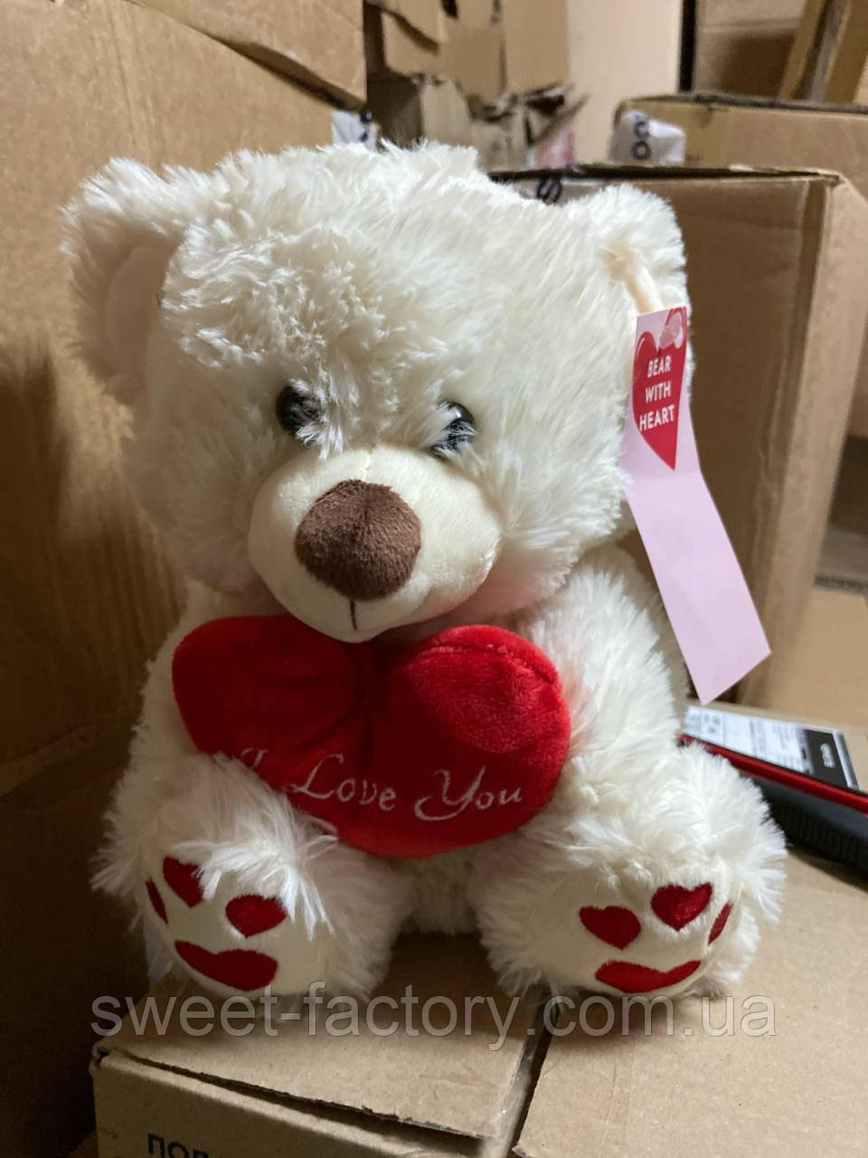 Плюшевий ведмідь Bear with Heart, фото 1