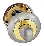 Засувка санвузлова USK WC 913-45 із поворотником Нікель, фото 4