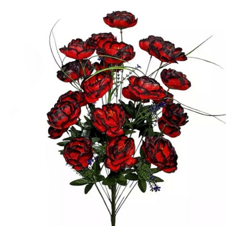 Штучні квіти букет півонії 72 см (6 шт. в уп), фото 1