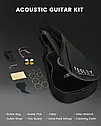 Гітара електро-акустична 12-тиструнна Fesley FDET280C BK (комплект), фото 7