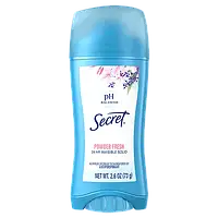 Твердий дезодорант Secret Invisible Solid Antiperspirant Deodorant Ph Balanced Powder fresh 73 гр