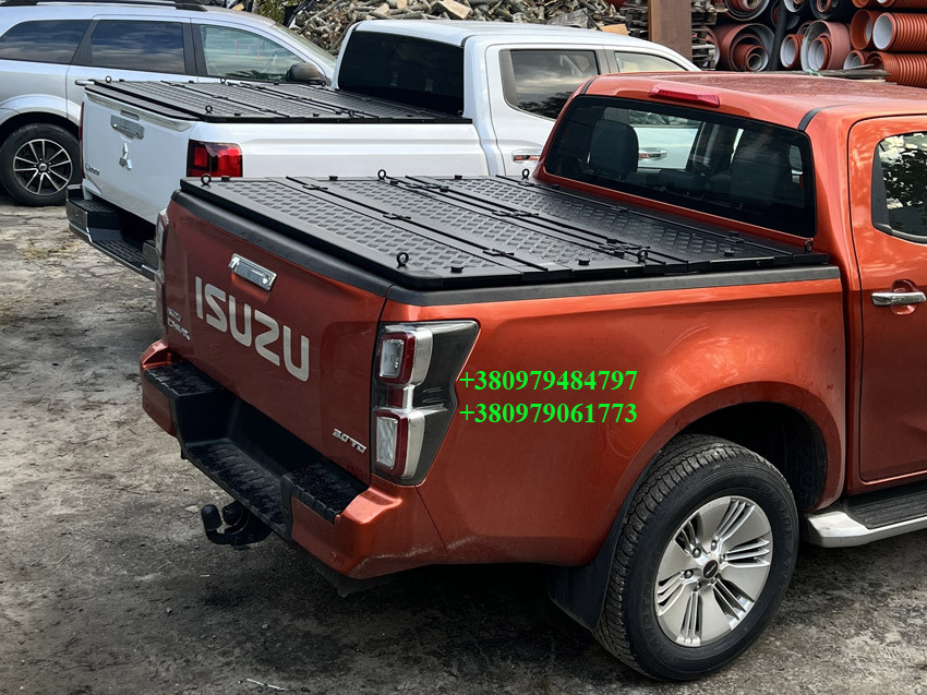 Кришка кузова Isuzu D-Max пікапа трьохсекційна складна силова, Tuning BVV. Кришка кузова пікапа Ісузу Д Макс.