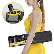 Масажний ролик 4FIZJO CARE+ EVA 60 x 15 см (валик, ролер) 4FJ0117 Black Poland, фото 4