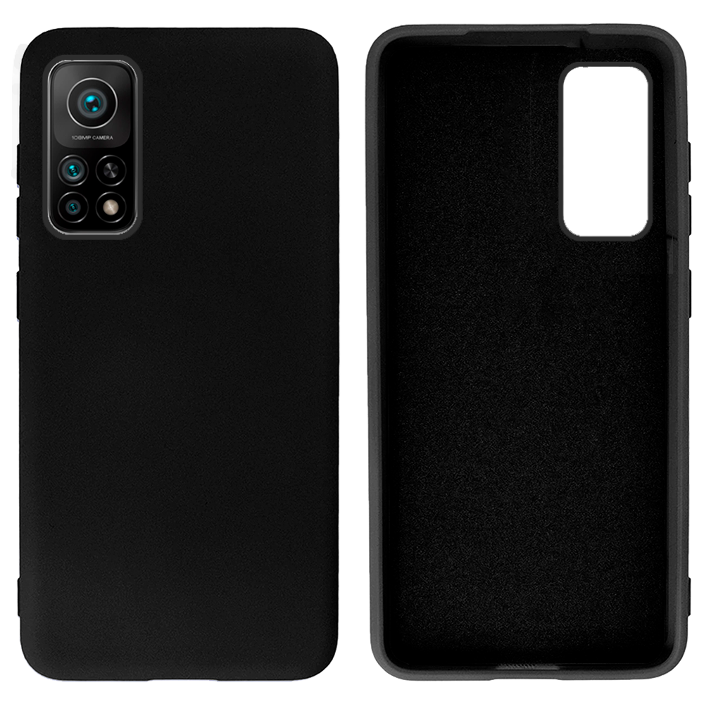 Чохол Silicone case Camera Protective для Xiaomi Mi 10T (03) чорний Black