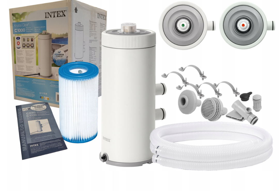 Intex 26638 Фільтр насос 3785 л/год Hydro Aeration картриджний для басейну, фото 1