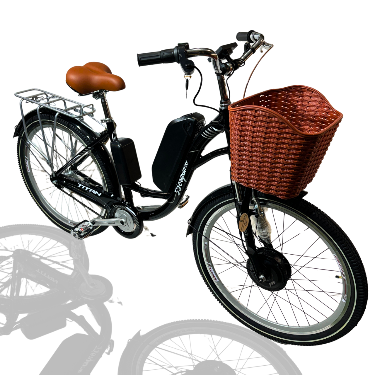 Електровелосипед E-Titan 26" Bergamo 48В 500Вт MXUS 12Ah 3апас ходу 40 км/Pas-ассистент/круїз-контроль/Дисплей LSD-3