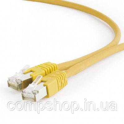 Патч корд Cablexpert FTP кат.6А S/FTP, 50u 2м жовтий (код 103922), фото 1