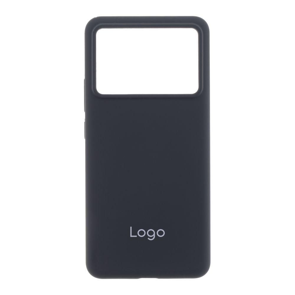Чохол Liquid Silicone (AA) для Xiaomi Poco X6 Pro 5G Колір 15.Dark Grey