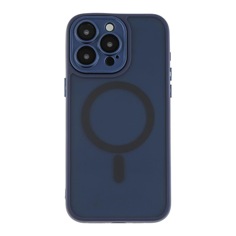 Чохол TPU+PC Magnetic Matte Camera Lens with Magsafe для iPhone 15 Колір Dark Blue