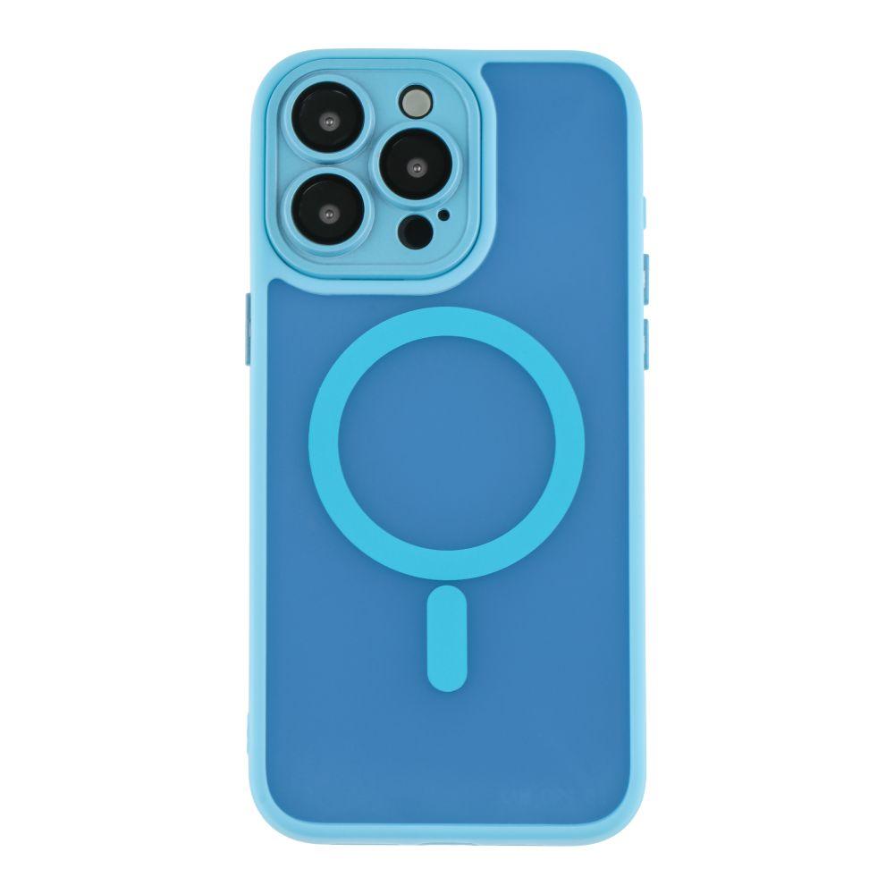 Чохол TPU+PC Magnetic Matte Camera Lens with Magsafe для iPhone 14 Pro Max Колір Blue