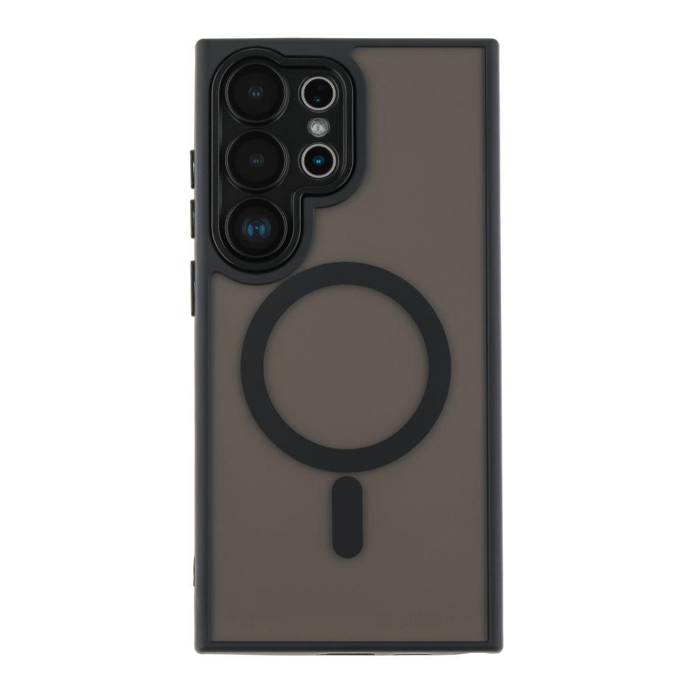 Чохол TPU+PC Magnetic Matte Camera Lens with Magsafe для Samsung Galaxy S24 5G (S921) Колір Black
