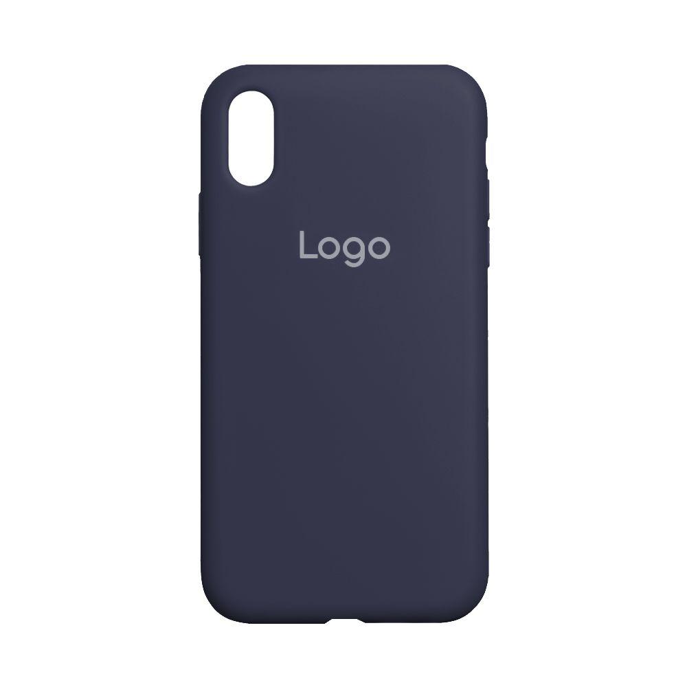 Чохол Silicone Case Full Size (AA) для iPhone X/Xs Колір 70.Deep Navy