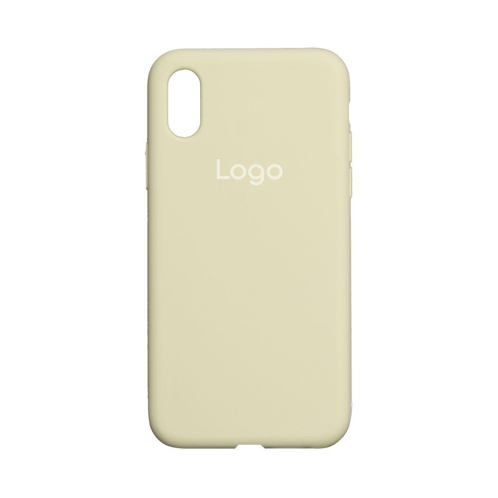 Чохол Silicone Case Full Size (AA) для iPhone X/Xs Колір 51.Mellow Yellow