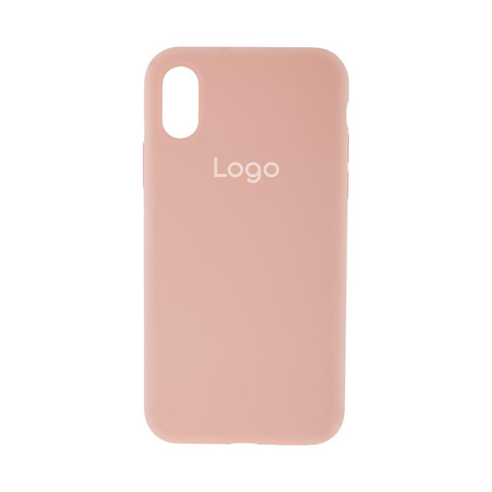 Чохол Silicone Case Full Size (AA) для iPhone X/Xs Колір 67.Grepefruit