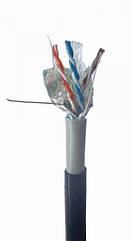 Кабель CAT 6e FTP Cablexpert одножильна, мідь, гелеєве наповнення, AWG23, екранована, 305 м